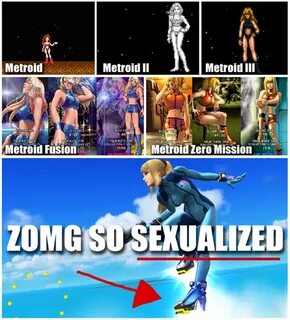 "Samus Was Not a Sexualized Character!" Metroid, Super smash