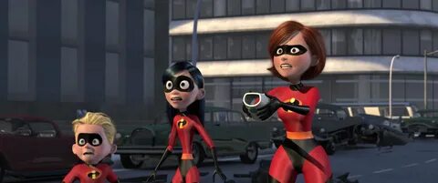 Helen, Violet and dash The incredibles 2004, The incredibles