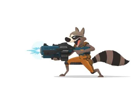 Rocket Raccoon Animation by Jake Page on Dribbble