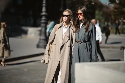street style_trench coat - DIMANCHE