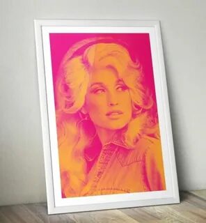 Dolly Parton Poster Dolly Parton Pop Art Print Dolly Parton 