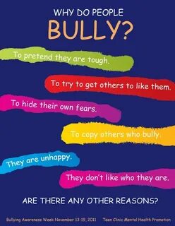 Why do adults bully?