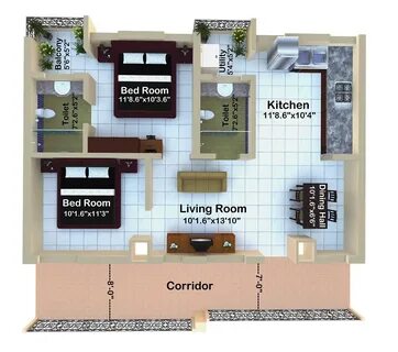 600 Sq Ft House Plans 2 Bedroom Indian Style - Escortsea Hou