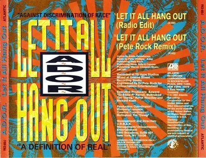 Let It All Hang Out by A.D.O.R. (CD Promo Single 1992 Atlant