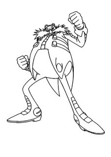 Eggman Sonic Coloring Pages