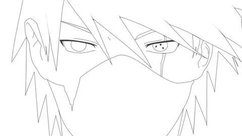 Sharingan Drawing Getdrawings Kakashi Sketch Coloring Page