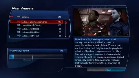 Mass Effect 3 War Assets guide: every asset that adds to you