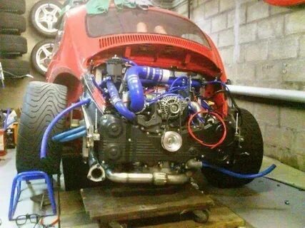 Volkswagen Beetle with a Subaru Turbo Engine #vwrxProject #v