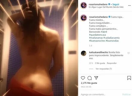 Rosario Mohedano se desnuda por primera vez en redes sociales Famosos EL MUNDO