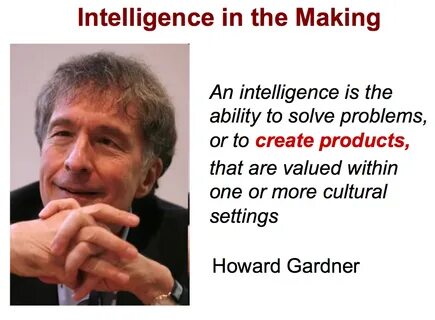 What are the 7 distinct Intelligences by Howard Gardener Dr.