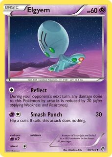 Elgyem Plasma Storm Pokemon Card Pikawiz
