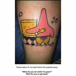 Pin by Godhead on Other Spongebob tattoo, Friend tattoos, Ma
