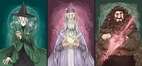 Old people from Hogwarts by InsaneNudl Harry potter fan art,
