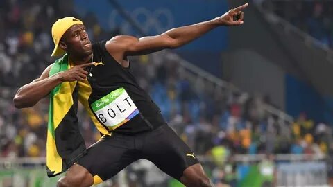 Usain Bolt Pose Running - Фото база