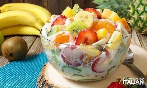 Hawaiian Cheesecake Salad comes together so simply with fres
