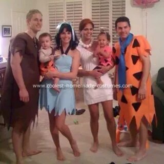Cute idea Flintstones halloween costumes, Family halloween c