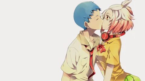 Anime Girl Kiss Wallpapers Wallpapers - Top Free Anime Girl 