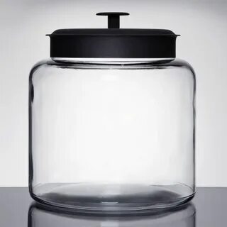 Anchor Hocking 88904 1 1/2 Gallon Glass Montana Jar with Met