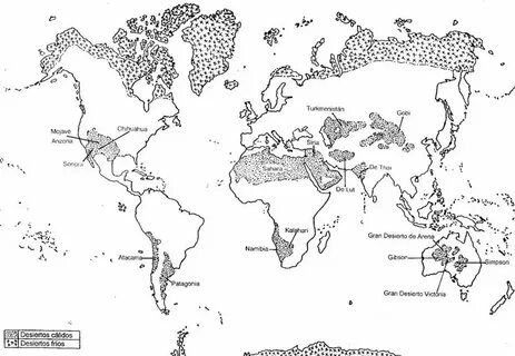 Mapa Mundial Con Nombres Grandes