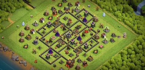 Clash of Clans Bases trophy for Town hall 9 - ClashTrack.com