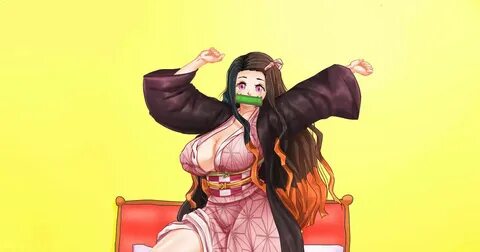 sexy, thick, MILF / NEZUKO from KNY full NSFW - pixiv