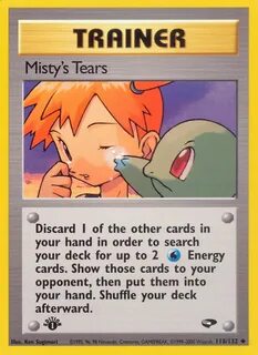 Misty's Tears Gym Challenge Pokemon Card Pikawiz