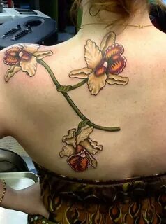 Orchid Flowers Tattoo