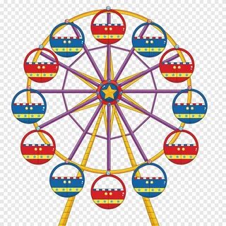 Ferris wheel Drawing, City Ferris Wheel, symmetry, happy Bir