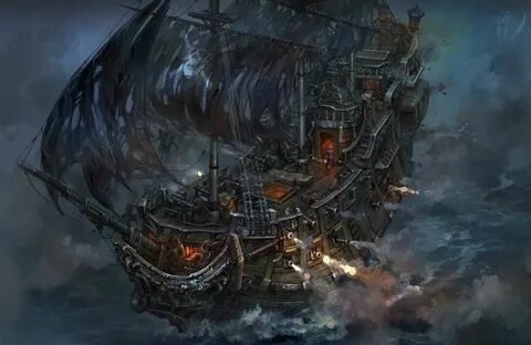 POC BlackPearl s Pirate ship, Pirates, Fantasy castle