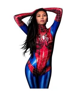 Cosplay Life Mary Jane Cosplay Costume Shiny Spider Bodysuit