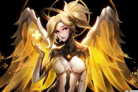 Angel 'Mercy' (Fantasy Art) - Overwatch Video Game HD wallpa