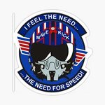 "Maverick Top Gun Fighter" Sticker by duartenanques Redbubbl