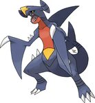 My artwork for Garchomp, the third version. Whenever I try t