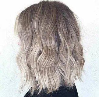 short hair, ash blonde, lob, layered, ombre, short ash balay