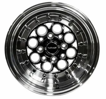 2x Pair / Set 13x9" VMS Racing Modulo 4 LUG Drag Track WHEEL