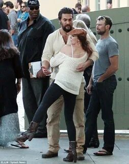 Game of Thrones star Jason Momoa with 'ex-fiancee Simmone Ja