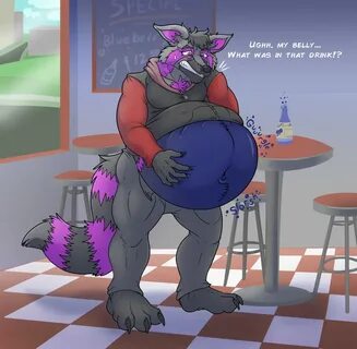 C I'm Swelling Up! by ash.the.raccoon -- Fur Affinity dot ne