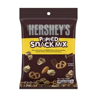 3 Pack) Hershey's, Popped Popcorn and Milk Chocolate Snack M