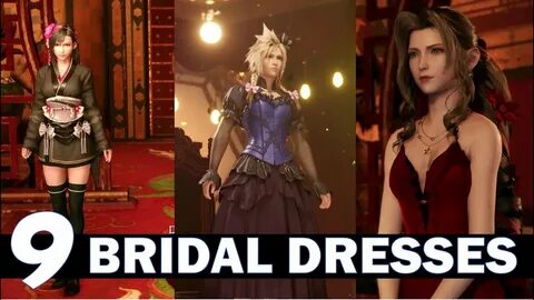 FF7 Remake: All Bridal Outfits & How to get them Dressed to 