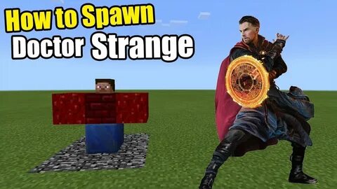 How to Spawn Doctor Strange Minecraft PE - YouTube