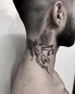 105 idéias brilhantes de tatuagem no pescoço Mundo MS Mens s
