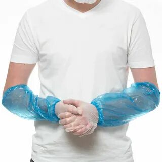 Купить Disposable Plastic Sleeves Covers Oversleeves Cleanin