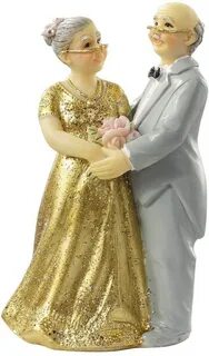 50 ° anniversario di matrimonio Hochzeit Dekoration Statuett