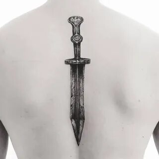 Татуировки меч (59 фото)