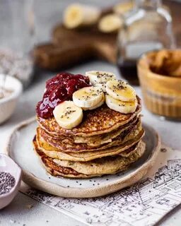 Oats And Banana Pancakes - Sugarless Recipe Bake With Shives