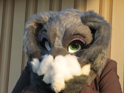 Fursuit head - Violet Rabbit - Weasyl