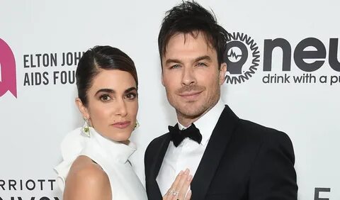 Nikki Reed Cozies Up to Ian Somerhalder at Elton John’s Osca