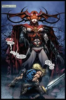 Hela & Thor in Ultimatum vol 1 #2 Art by David Finch, Danny 