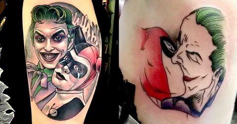 10 Joker and Harley Quinn Tattoos For Any Comic Couple! * Ta