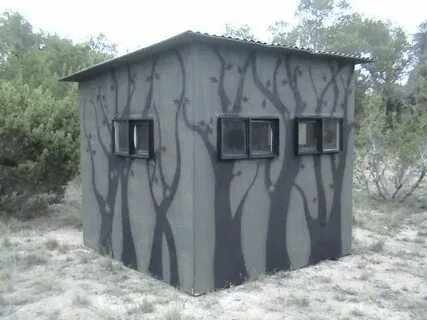 Cool paint job on your Box Blind ???? Hunting stands, Huntin